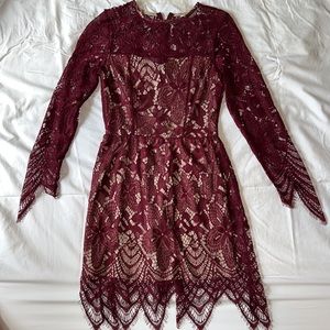 Maroon Dress from Nordstrom